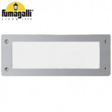 Φωτιστικό Χωνευτό Ορθογώνιο με ντουί Ε27 Ρητίνης Γκρί IP66 Fumagalli Leti 300